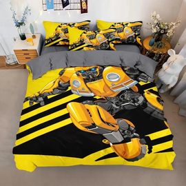 Housse De Couette G1 Pour Voiture, Motif Robot De Dessin Anime 3d, T-Transformers, Impression Numérique, Decoration D'intérieur Pour Jeunes, Cadeau Pour Garcon S