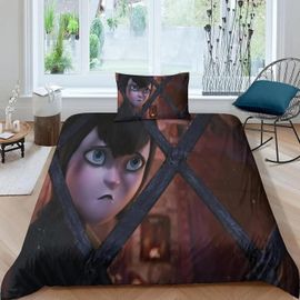 Housse De Couette Hôtel Transylvanie 3d Exquis Dessin Anime Anime Impression Numérique Ensemble De Literie Couette Lit Jeunesse Decoration De La Maison Garcon S Cadeau