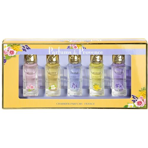 Charrier Parfums De Provence Set Of 5 Miniature Floral Eau De Toilette 53 Ml 