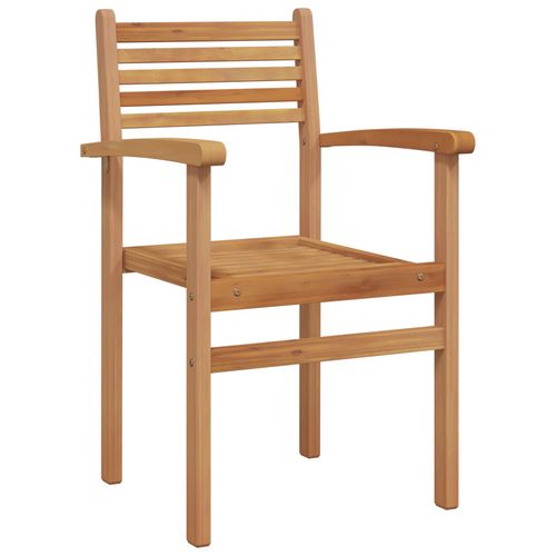 Vidaxl Chaises Empilables De Jardin 8 Pcs Marron 55,5 X 55,5 X 90 Cm