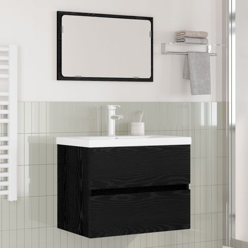 Vidaxl Ensemble De Mobilier De Salle De Bain 3 Pcs Chêne Artisanal
