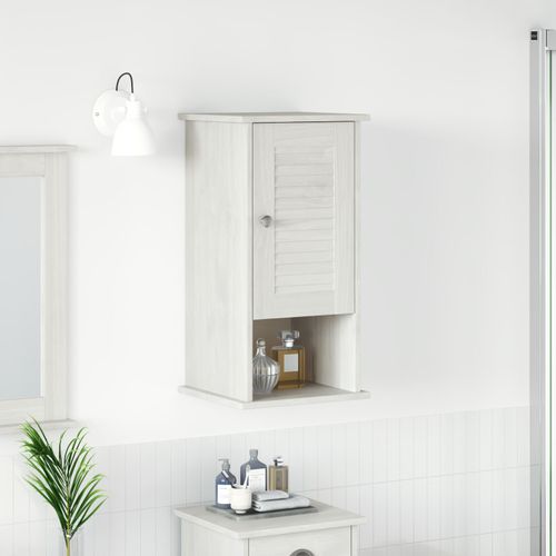 Vidaxl Cabinet De Salle De Bain Mural Blanc 37 X 34 X 71.5 Cm