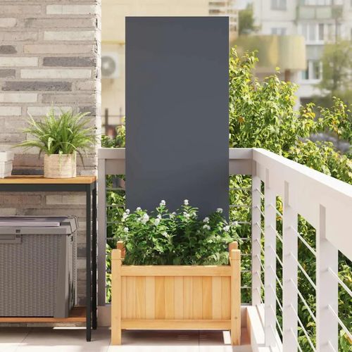 Vidaxl Panneau Décoratif De Jardin Anthracite 50 X 140 Cm