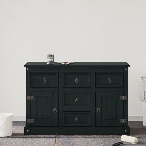 vidaXL Peinture pour meubles Noir 0.75 L