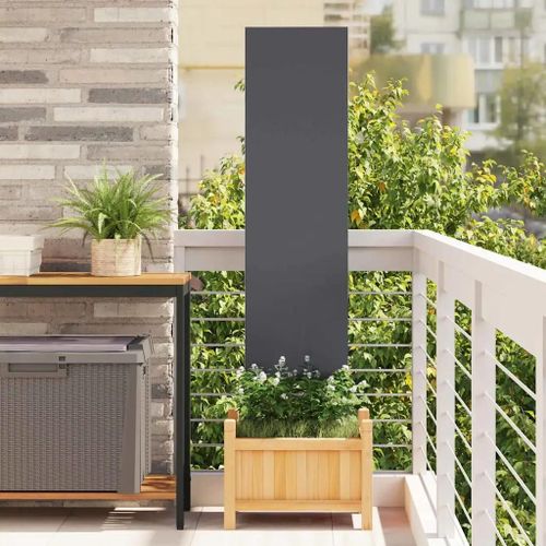 Vidaxl Panneau Décoratif De Jardin Anthracite 32 X 140 Cm