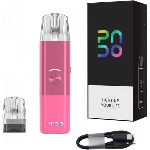 KALANKA-Pod Mod Original PADO Cigarette électronique Kit de démarrage 2pz 3,0ml Pod 1000mah Batterie 22W Vape Pen sans e-liquide sans nicotine (Rose-Pink)
