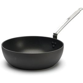 Kyaoayo-Sauteuse Bombée Antiadhésive Choc Intense En Aluminium - Diamètre 28 Cm -, Noir