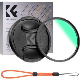 77mm Filtre UV Protection K Série et Bouchon d'objectif et Courroie pour Appareil Photo