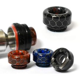 KALANKA-Vaportown 810 Drip Tip pour Hellvape Drop Dead Hellbeast Dead Rabbit Wotofo Profile RDA Geekvape Zeus X RTA Cerberus Vandyvape Kylin V2 M OFRF nexMesh FreeMax Fireluke 2 Mesh Glass Embout (No