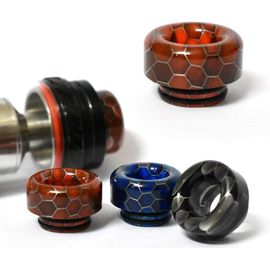 KALANKA-Vaportown 810 Drip Tip pour Hellvape Drop Dead Hellbeast Dead Rabbit Wotofo Profile RDA Geekvape Zeus X RTA Cerberus Vandyvape Kylin V2 M OFRF nexMesh FreeMax Fireluke 2 Mesh Glass Embout (Ro
