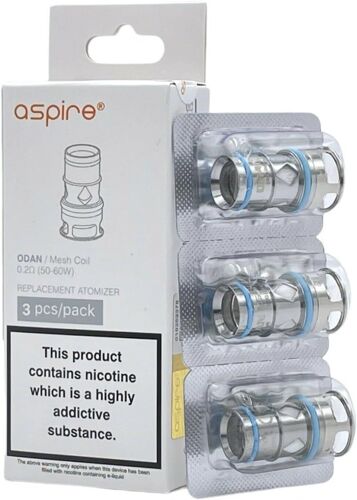 Aspire Odan Lot de 3 Résistances authentiques, [maille 0,2 ohm]