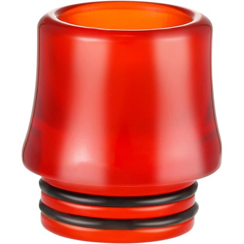 KALANKA-Drip Tip 810 pour atomiseur RTA RBA - Rouge - Compatible avec Voopoo Argus Pod SE - Embout goutte pour vapoteur - Cas - Dure - Utilisation avec des atomiseurs RTA/RBA