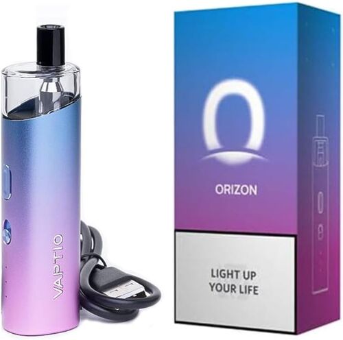 Original Orizon Kit complet de cigarette électronique Penna Vape Semplice 1500mAh 25W Kit de démarrage avec Pod de 4,0 ml No E-Liquid No Nicotina (Aurore)