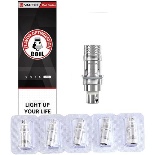 KALANKA-Original Vaptio Cosmo C6 COIL Résistance 0.7ohm Convient au KIT COSMO 2 Evaporateurs 5PZ Bobine sans E liquide sans nicotine