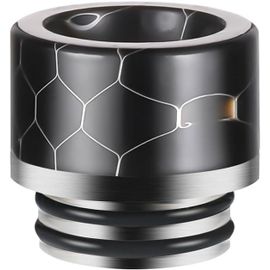 KALANKA-810 Drip Tip 810 Drip Tip en acier inoxydable pour réservoir Geekvape Zeus X Z Max Drag 4 Argus GT 2 Uforce L Maat (Noir)