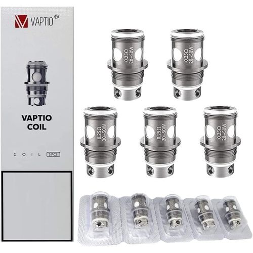 KALANKA-Têtes d'atomiseur Vaptio PT1, lot de 5 bobines, tête de 0,25 ohm, sans nicotine, sans tabac pour kit Vaptio Solo 2 / kit C2 / kit P1