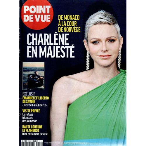 Point De Vue N°3854 29 Juin 2022 Charlene En Majeste