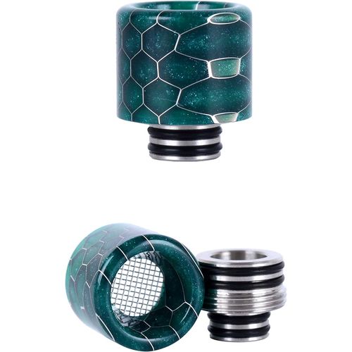 KALANKA-Wolfteeth 510 810 Drip Tip Embout Embouchure de Gouttières 2 En 1 pour Réservoir Atomiseur RDA Cigarette électronique Sans Nicotine Ni Tabac 127804 Vert