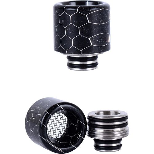 KALANKA-Wolfteeth 510 810 Drip Tip Embout Embouchure de Gouttières 2 En 1 pour Réservoir Atomiseur RDA Cigarette électronique Sans Nicotine Ni Tabac 127801 Noir