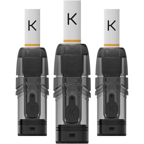 Pen, cartouche, accessoire pour e-cigarette, 1,8 ml, pack de 3, couleur noire, sans nicotine