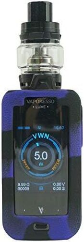 Coque de protection en silicone pour Vaporesso Luxe 220 W Mod (noir/violet)