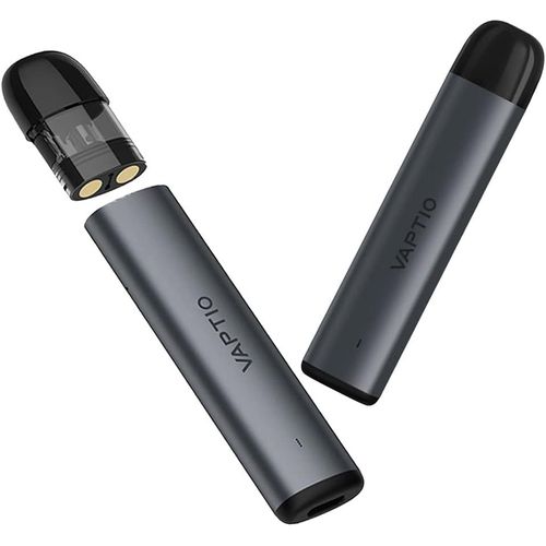 KALANKA-Airgo Stick Kit E-cigarette 350mAh Batterie 11W Vape Pen Pod 1.0ohm,Sans e-liquide Sans nicotine (grise)