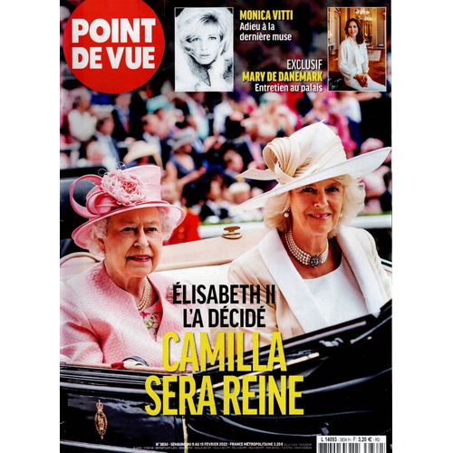 Point De Vue N°3834 9 Fev 20022 Camilla Sera Reine