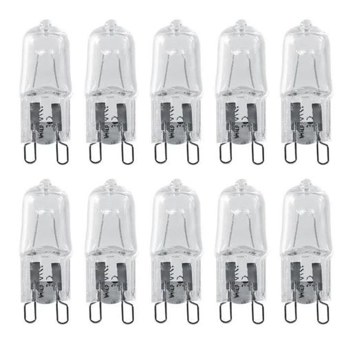 Ampoule G9 - Écologique - 10pcs - 40w - Blanc Chaud - Halogène - Intérieur