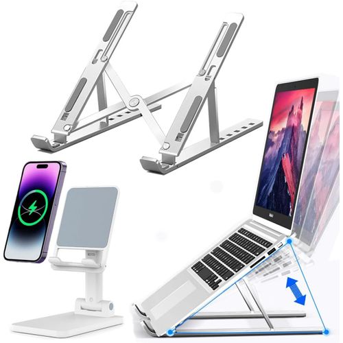 Support Ordinateur Portable Bureau Support PC Portable Laptop Stand Support PC Ventilé Pour Ordinateur Porte Ordinateur Portable Support Ordinateur Portable 17 pouces Support Pour Macbook Pro ipad