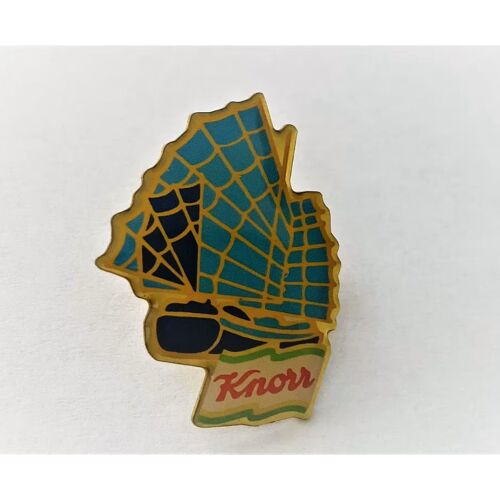 Pins Alimentation Knorr Soupe Chinoise Voilier Jonque / Signé Arcane