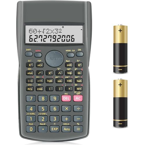 LETNERNY-Calculatrice Scientifique En Ingénierie À 2 Lignes (Kk-82Ms)