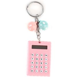 Mini Calculatrice De Poche, Portable Mignon Biscuits Style Clé Infirmière Couleur Calculatrice De Poche (Gris Violet) Alculator Petit Portable Chaîne Bonbons (Rose)[Z541]