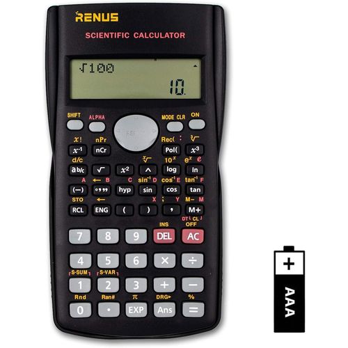 Calculatrice Scientifique,Calculatrice Fonctionnelle à Deux Lignes pour Les étudiants et Les Enseignants