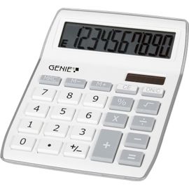 840 g 10 chiffres calculatrice de bureau avec double alimentation (solaire et batterie) Compact ¿ Vert