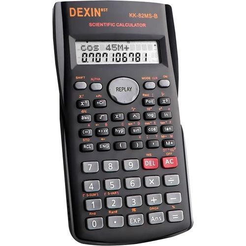 TEPPD-Mokaskaidj Scientific Calculator, Calculatrice College, Grand Écran Two-Line Functional Calculator à Deux Lignes, Idéale pour Le Collège, Le Lycée, Les Études et Les Examens