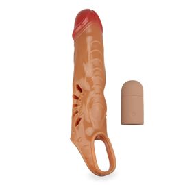 Gaine Vibrante / Cage à Pénis Noire Pour Homme - Extenseur Prolongateur - Marque LOVE AND VIBES