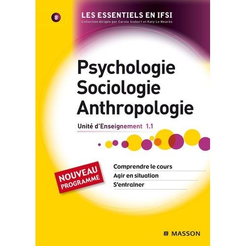 Psychologie, Sociologie, Anthropologie - Unité D'enseignement 1.1