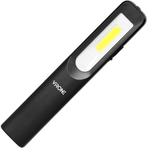 Wl-2 Lampe Torche Rechargeable Pour Atelier Led 3w 200lm + 3w 50lm 1200mah 3 Modes : 100% + 50% + Led Frontale Avec Aimant Clip