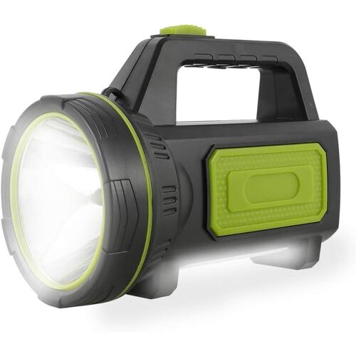 SUBZONAL-Lampe Torche Led Ultra Puissante Rechargeable USB 13500 Lumens 6000 mah avec Lumière Latérale Lampe de Poche Etanche Haute Puissance pour Urgence Chasse Randonnée Camping (Avec Lumière Latér