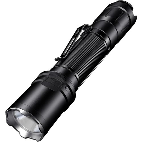 Asfasfq-Klarus Ep11 - Lampe Torche Tactique Rechargeable Usb-C 1300 Lumens, Double Interrupteur Arrière, 3 Modes D'éclairage + Stroboscope, Lampe De Poche Étanche Ipx8
