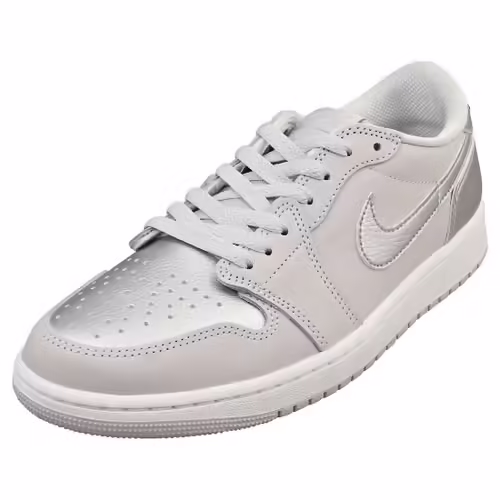 Chaussures Nike Air Jordan 1 Retro Low Og Baskets Gris Argent