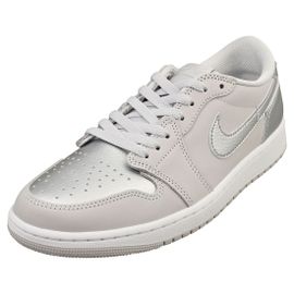 Chaussures Nike Air Jordan 1 Retro Low Og Baskets Gris Argent