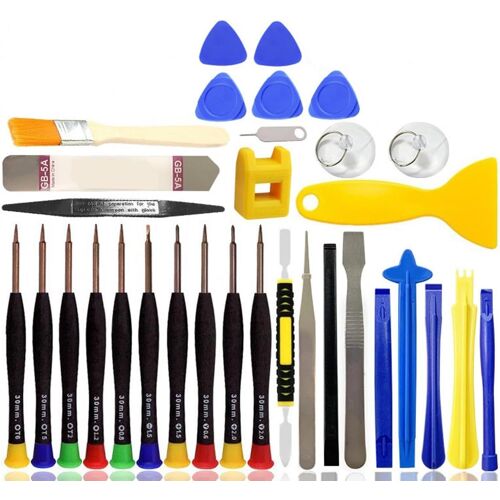 Kal-Kit D'outils De Réparation De Téléphone De 33 Pièces, Outils D'ouverture De Levier, Tournevis Magnétiques De Précision, Kit Complet D'outils Professionnels Universels Compatibles Avec Iphone,
