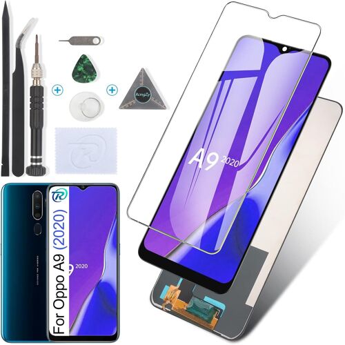 Kal-Écran Tactile Lcd Compatible Avec Oppo A9 2020 / Oppo A11x / Oppo A5 2020 De Remplacement Lcd Tactile Vitre Avec Kit D'outils De Réparation(6.5"",Noir)