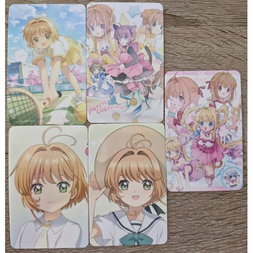 Carte Magical Girl Sakura Lot De 5 Cartes Lomo