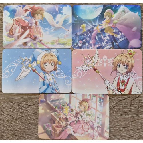 Carte Magical Girl Sakura Lot De 5 Cartes Lomo