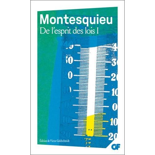 De L'esprit Des Lois - Tome 1