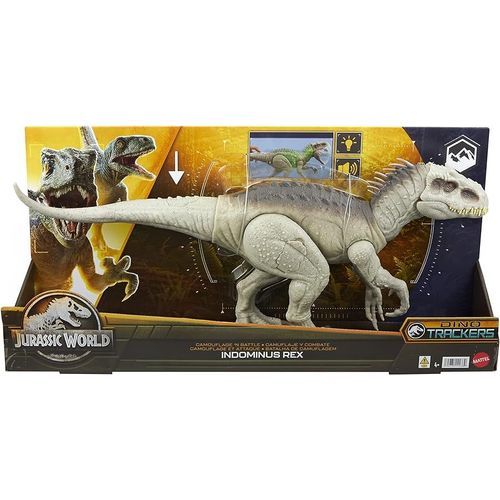 Jurassic World Dino Trackers Camouflage & 'N Battle et Attaque Indominus Rex HNT63