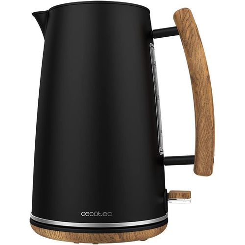 SUBZONAL-Bouilloire ThermoSense 400 Black Woody 1,7 L de capacité et 3000 W, Hautement résistant à la corrosion et entièrement sans BPA, Base rotative à 360, Filtre anti-calcaire amovible