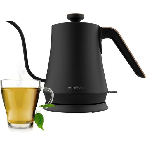 Bouilloire Electrique Thermosense 500 Cisne. Bouilloire Au Design Exclusif Avec Col De Cygne, 1L, Acier Inoxydable, 1200W, Base Rotative 360º Et Indicateur Lumineux.